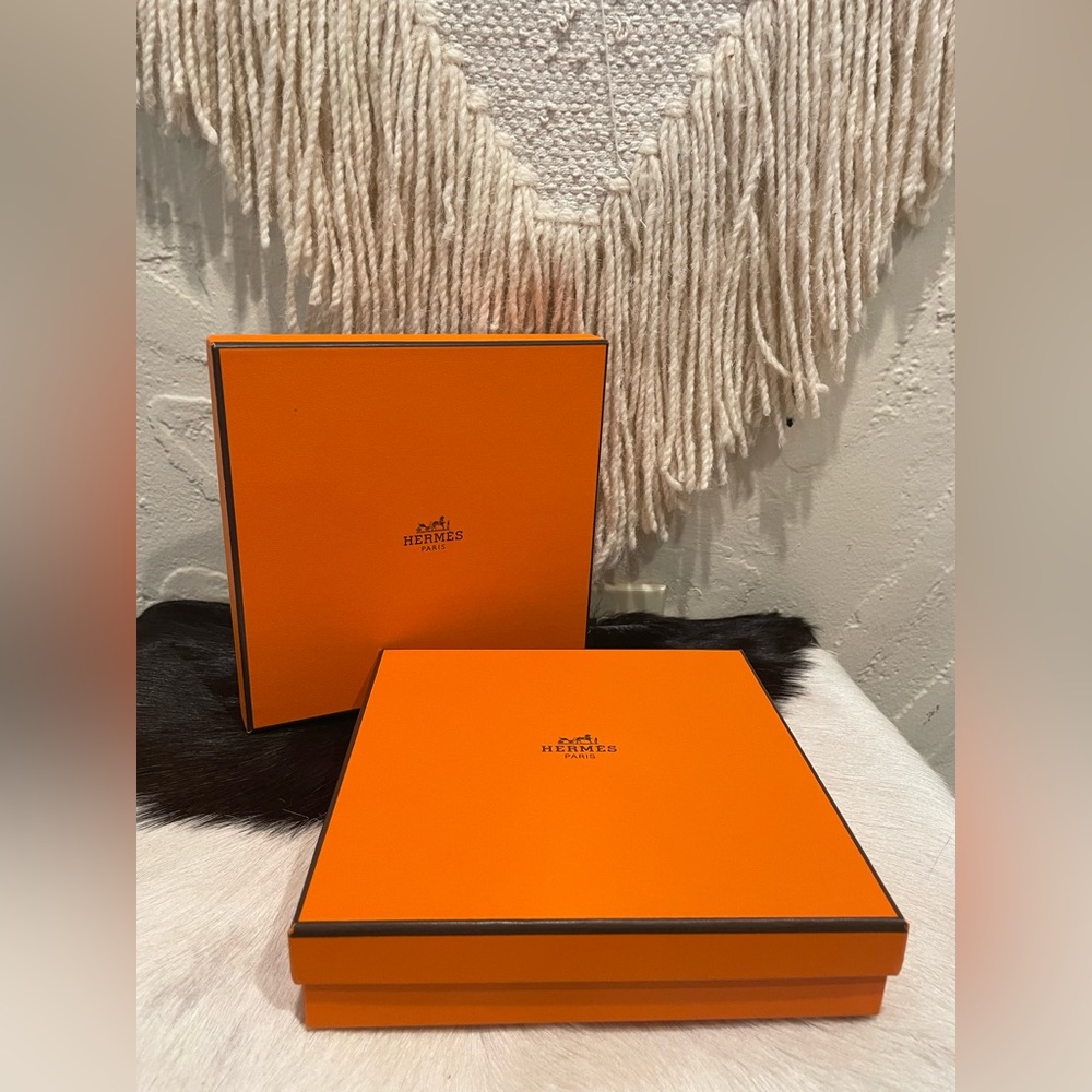 Hermès Orange Gift Boxes x 2